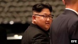 El líder norcoreano, Kim Jong Un, durante la cumbre de Singapur.