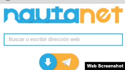 Nauta Net, un navegador que permite el acceso a internet a través del correo electrónico.