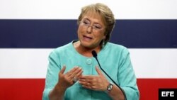 Michelle Bachelet, presidenta de Chile. Foto Archivo