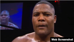 El boxeador cubano Luis Ortiz.