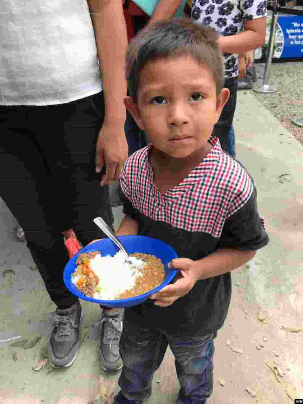 Casa de Paso “Divina Providencia“, donde se distribuyen más de 4 mil comidas a los venezolanos en Cúcuta gracias a la ayuda humanitaria.