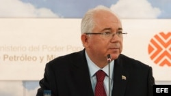 El presidente de Petróleos de Venezuela (PDVSA), Rafael Ramírez.