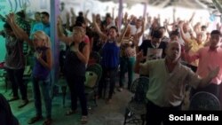 Religiosos evangélicos en Sancti Spíritus. (Facebook)