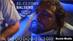 Cartel de "El último balsero".