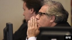 El Secretario General de la OEA, Luis Almagro, durante la sesión extraordinaria sobre la situación en Venezuela.