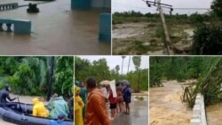 Inundaciones y otros daños por el huracán Oscar en San Antonio del Sur. (Facebook/Radio Guantánamo)