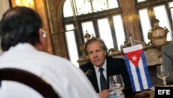 Almagro estuvo en Cuba cuando era canciller de Uruguay. Foto tomada el 18 de febrero de 2013, en La Habana (Cuba).