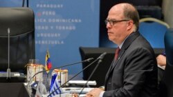 Julio Borges, representante de Juan Guaidó para las Relaciones Exteriores en Venezuela. (Raul ARBOLEDA / AFP)