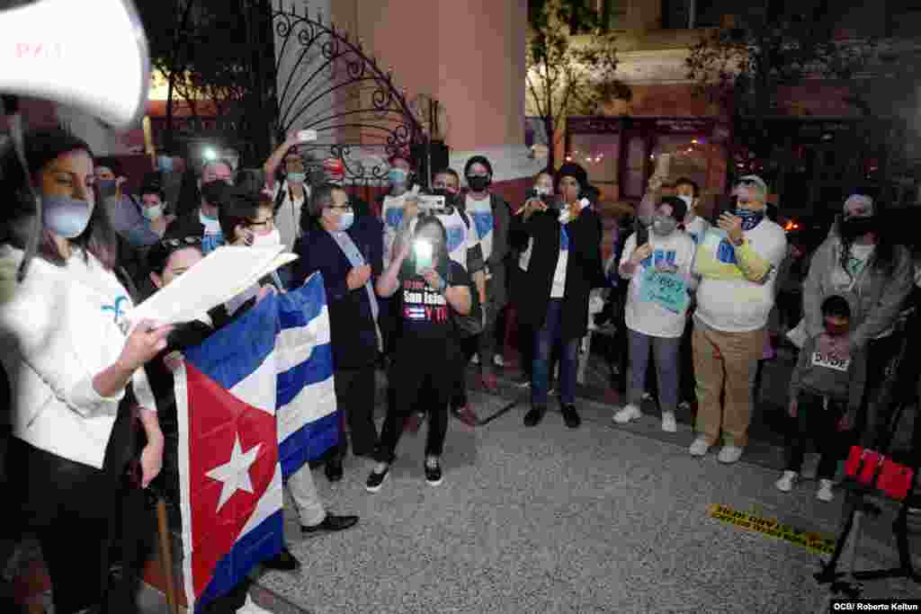 Exilaidos cubanos exigen libertad para el pueblo cubano