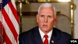 El vicepresidente de EE.UU, Mike Pence