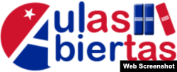 Logotipo Aulas Abiertas | Perú