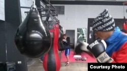 El pugilista cubano Yoelvis Gómez, tomado de su perfil de Facebook.