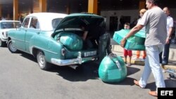 Aeropuerto Internacional de La Habana, el día que comenzaron a regir las restricciones aduaneras. 